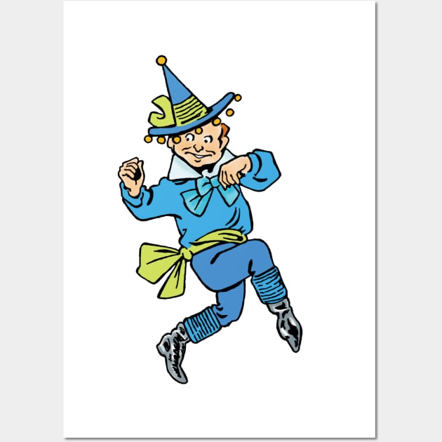 Vintage Munchkin from the Wizard of Oz Wall Art by MasterpieceCafe